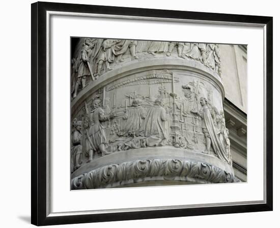 Right Column with Reliefs Depicting Scenes from the Life of Saint Charles Borromeo-null-Framed Giclee Print