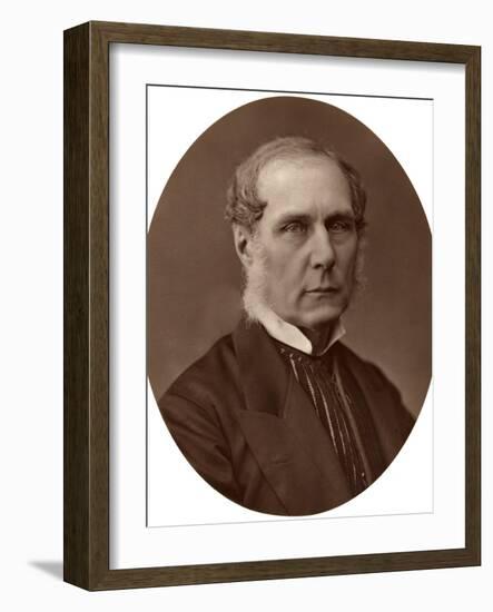 Right Hon Lord Selborne, Ex-Lord High Chancellor of England, 1876-Lock & Whitfield-Framed Photographic Print