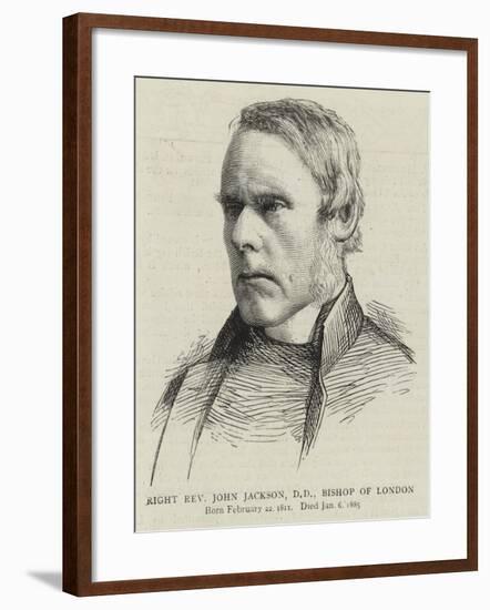 Right Reverend John Jackson, Dd, Bishop of London-null-Framed Giclee Print