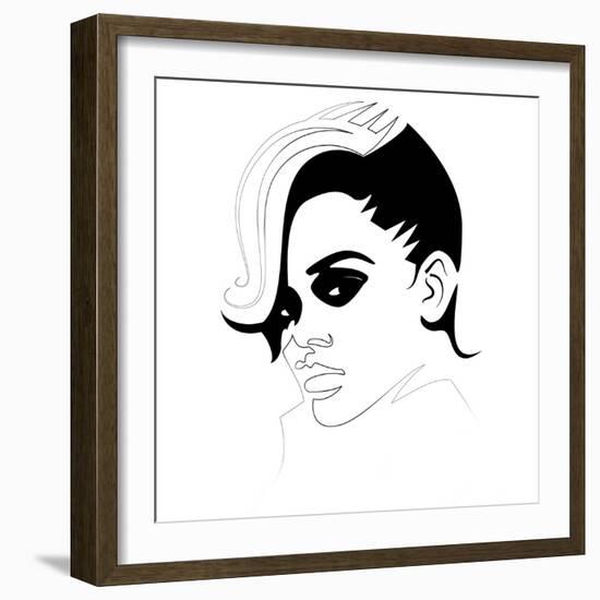 Rihanna I-Logan Huxley-Framed Premium Giclee Print