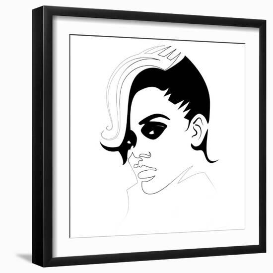 Rihanna I-Logan Huxley-Framed Premium Giclee Print