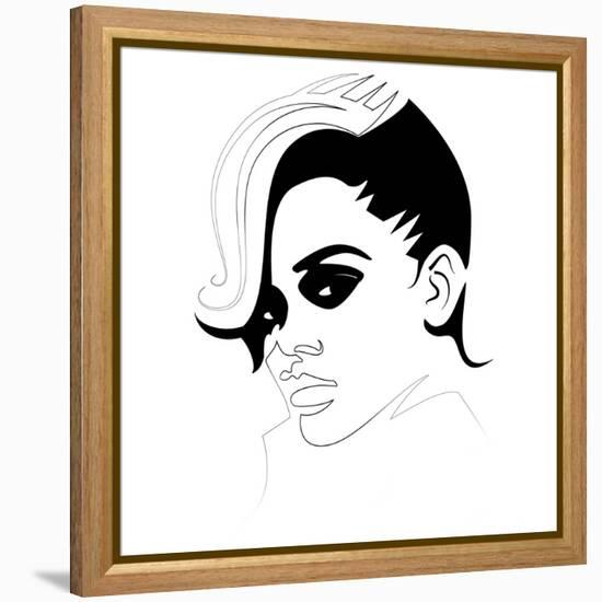 Rihanna I-Logan Huxley-Framed Stretched Canvas