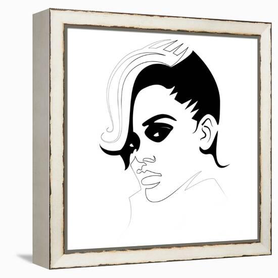 Rihanna I-Logan Huxley-Framed Stretched Canvas