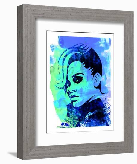 Rihanna Watercolor-Olivia Morgan-Framed Art Print