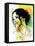 Rihanna Watercolor-Nelly Glenn-Framed Stretched Canvas