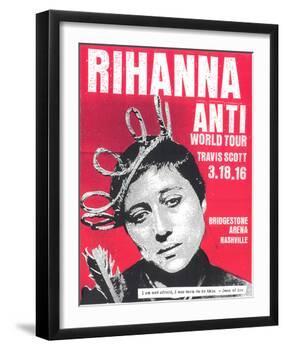 Rihanna-Print Mafia-Framed Serigraph