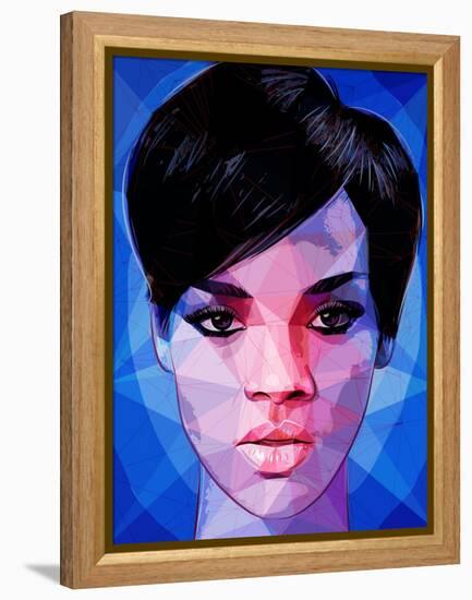 Rihanna-Enrico Varrasso-Framed Stretched Canvas