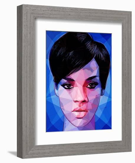 Rihanna-Enrico Varrasso-Framed Art Print