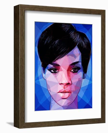 Rihanna-Enrico Varrasso-Framed Art Print