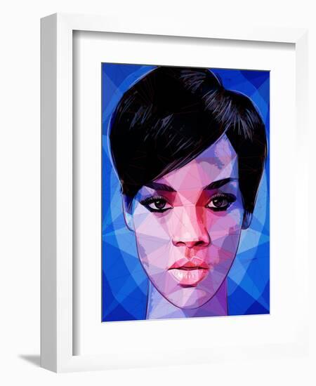 Rihanna-Enrico Varrasso-Framed Art Print