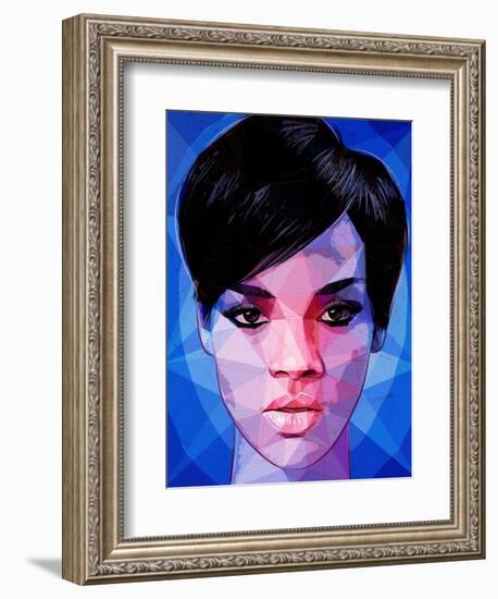 Rihanna-Enrico Varrasso-Framed Premium Giclee Print