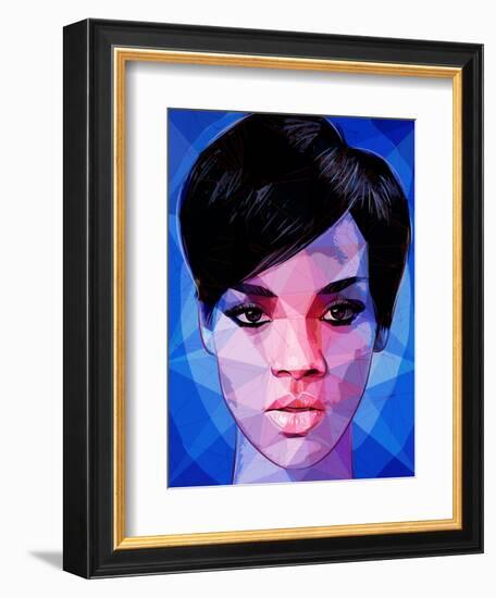 Rihanna-Enrico Varrasso-Framed Premium Giclee Print