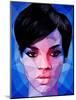 Rihanna-Enrico Varrasso-Mounted Art Print