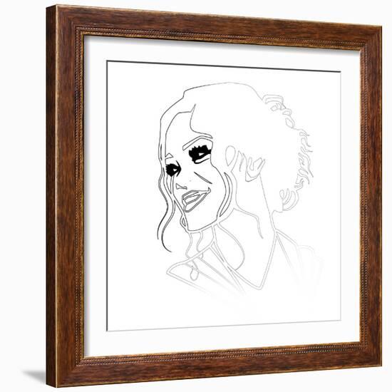 Rihanna-Logan Huxley-Framed Art Print