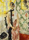 Self Portrait with Cigar, 1913 (Oil on Canvas)-Rik Wouters-Mounted Giclee Print
