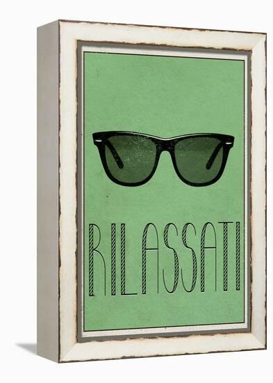 RILASSATI (Italian -  Relax)-null-Framed Stretched Canvas