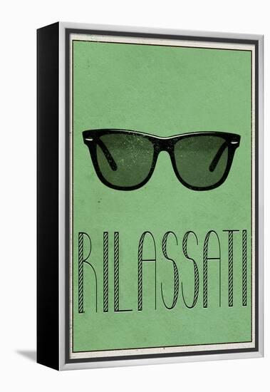 RILASSATI (Italian -  Relax)-null-Framed Stretched Canvas