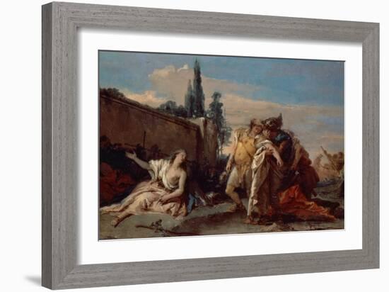 Rinaldo Abandoning Armida-Giovanni Battista Tiepolo-Framed Giclee Print