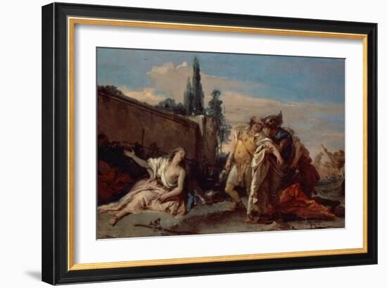 Rinaldo Abandoning Armida-Giovanni Battista Tiepolo-Framed Giclee Print