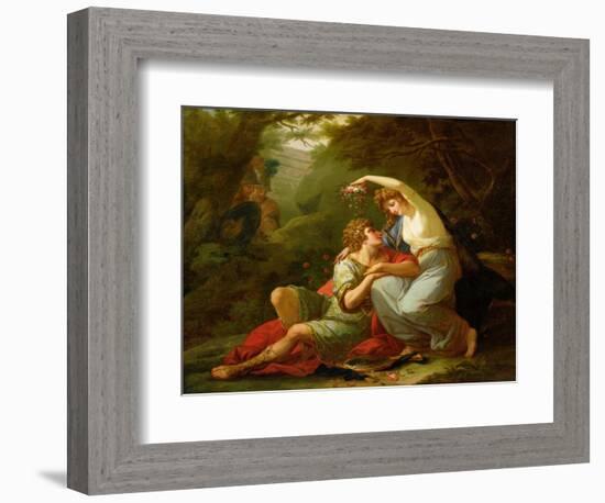 Rinaldo and Armida, 1771-Angelica Kauffmann-Framed Giclee Print