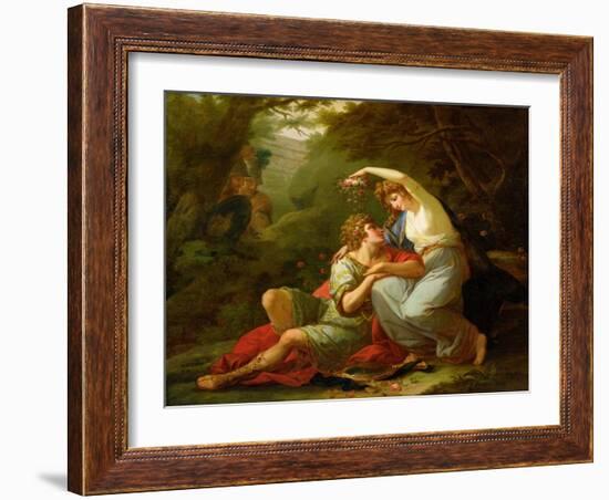 Rinaldo and Armida, 1771-Angelica Kauffmann-Framed Giclee Print