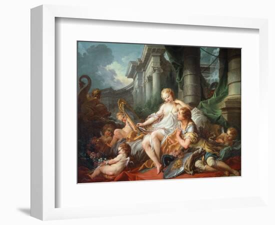 Rinaldo and Armida - Oil on Canvas, 1734-Francois Boucher-Framed Giclee Print