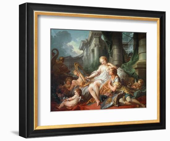 Rinaldo and Armida - Oil on Canvas, 1734-Francois Boucher-Framed Giclee Print