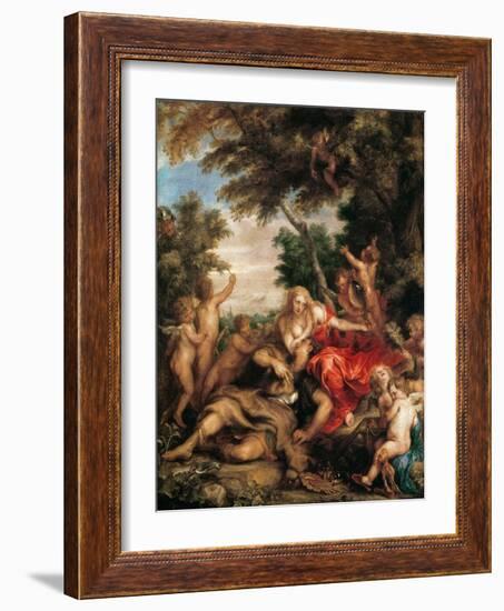 Rinaldo and Armida-Sir Anthony Van Dyck-Framed Giclee Print