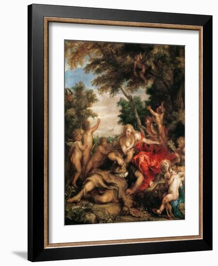 Rinaldo and Armida-Sir Anthony Van Dyck-Framed Giclee Print