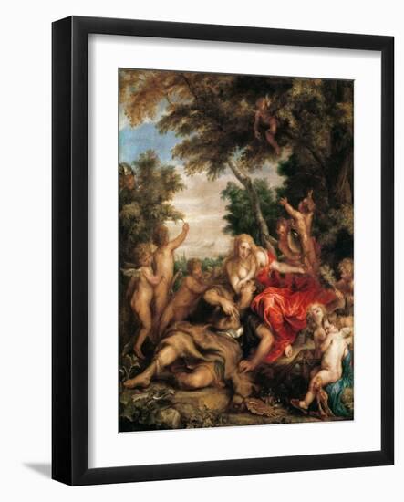 Rinaldo and Armida-Sir Anthony Van Dyck-Framed Giclee Print