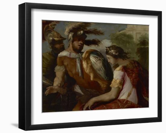 Rinaldo and the Mirror-Shield, c.1650-55-Francesco Maffei-Framed Giclee Print