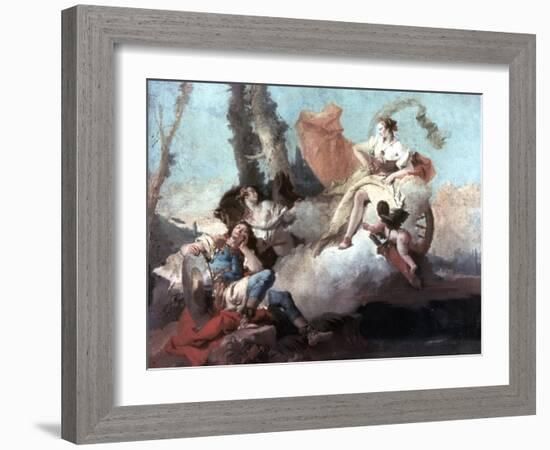 Rinaldo Enchanted by Armida' 1742-1745-Giovanni Battista Tiepolo-Framed Giclee Print