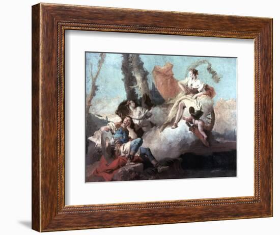 Rinaldo Enchanted by Armida' 1742-1745-Giovanni Battista Tiepolo-Framed Giclee Print