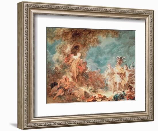 Rinaldo in the Garden of the Palace of Armida-Jean-Honoré Fragonard-Framed Giclee Print