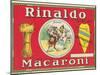 Rinaldo Macaroni Label-null-Mounted Art Print