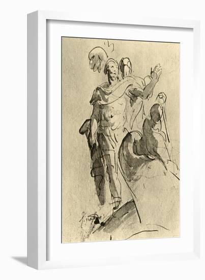 'Rinaldo or Aeneas', 1757, (1928)-Giovanni Battista Tiepolo-Framed Giclee Print