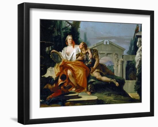 Rinaldo Under the Spell of Armida, from Torquato Tasso's Poem Gerusalemme Liberata-Giovanni Battista Tiepolo-Framed Giclee Print