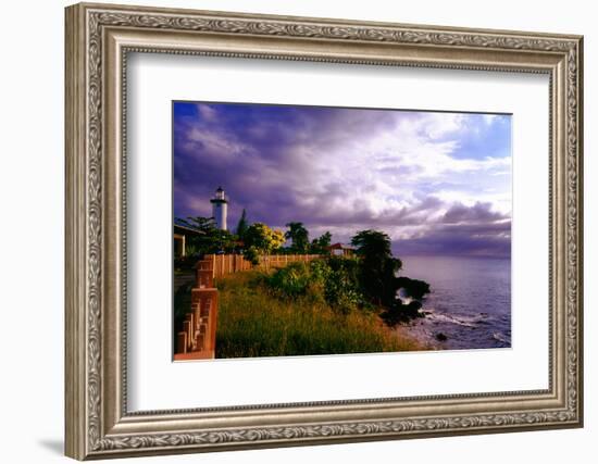 Rincon Lighthouse, Puerto Rico-George Oze-Framed Photographic Print