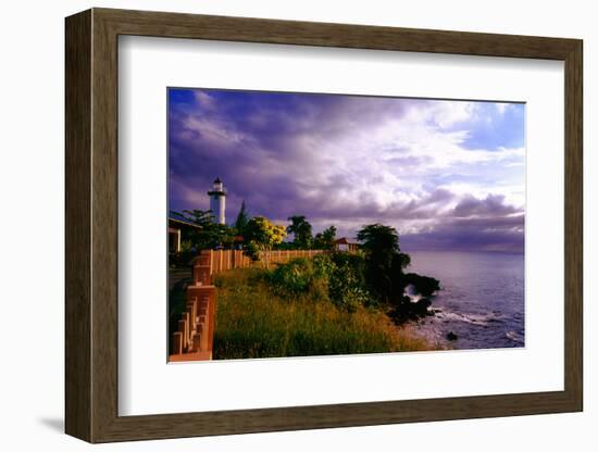 Rincon Lighthouse, Puerto Rico-George Oze-Framed Photographic Print