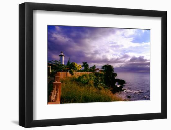 Rincon Lighthouse, Puerto Rico-George Oze-Framed Photographic Print