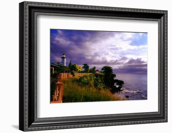 Rincon Lighthouse, Puerto Rico-George Oze-Framed Photographic Print