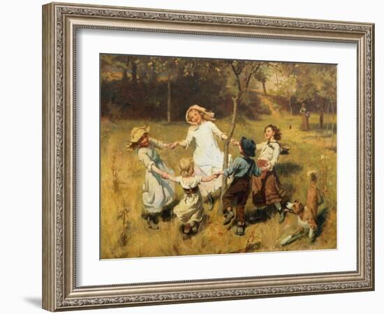 Ring-A-Ring-A-Roses-Oh-Frederick Morgan-Framed Giclee Print