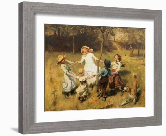 Ring-A-Ring-A-Roses-Oh-Frederick Morgan-Framed Giclee Print