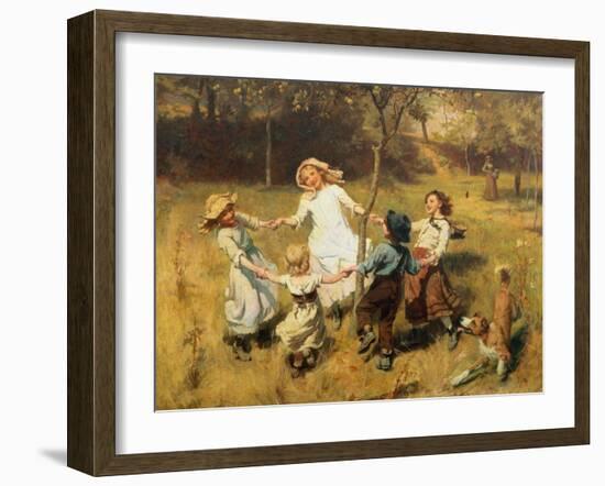 Ring-A-Ring-A-Roses-Oh-Frederick Morgan-Framed Giclee Print