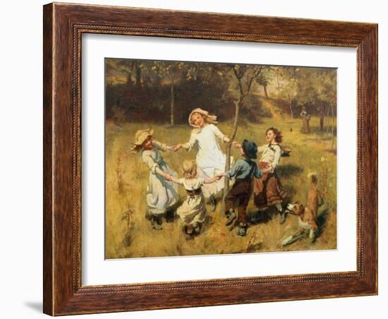 Ring-A-Ring-A-Roses-Oh-Frederick Morgan-Framed Giclee Print