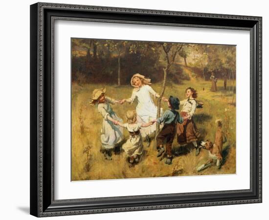 Ring-A-Ring-A-Roses-Oh-Frederick Morgan-Framed Giclee Print