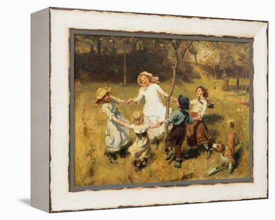 Ring-A-Ring-A-Roses-Oh-Frederick Morgan-Framed Premier Image Canvas