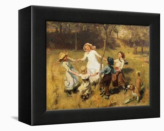 Ring-A-Ring-A-Roses-Oh-Frederick Morgan-Framed Premier Image Canvas