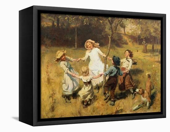 Ring-A-Ring-A-Roses-Oh-Frederick Morgan-Framed Premier Image Canvas