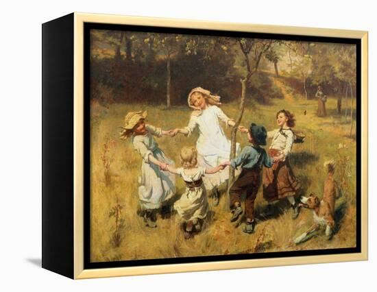 Ring-A-Ring-A-Roses-Oh-Frederick Morgan-Framed Premier Image Canvas